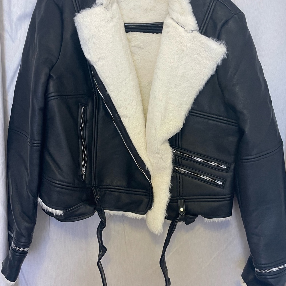 ZARA shearling jacket